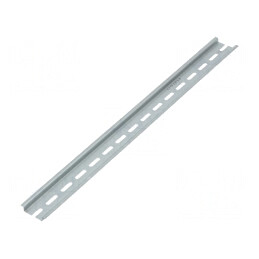 Şină DIN oţel 35mm x 387mm | Electronic-mag.ro | Componente Electronice