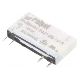 Releu electromagnetic SPST-NO 12V DC 6A 250V AC | Electronic-mag.ro | Componente Electronice