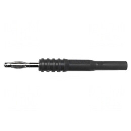 Mufă Banană 4mm 20A 1kV Neagră | Electronic-mag.ro | Componente Electronice