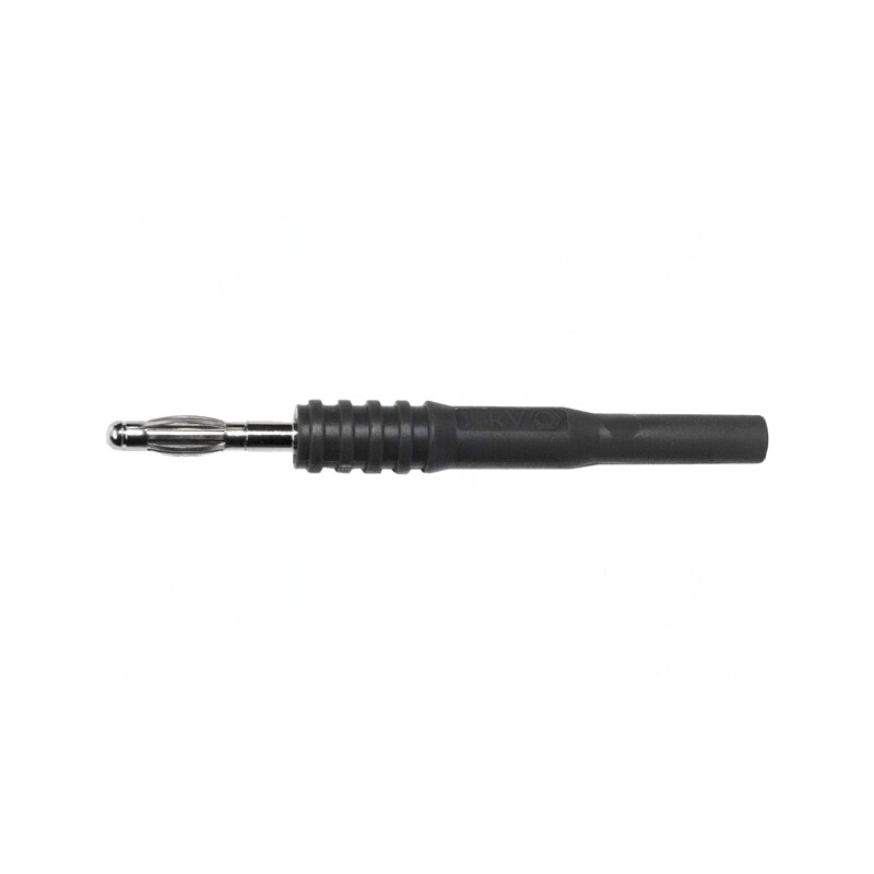 Mufă Banană 4mm 20A 1kV Neagră | Electronic-mag.ro | Componente Electronice
