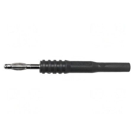 Mufă Banană 4mm 20A 1kV Neagră | Electronic-mag.ro | Componente Electronice