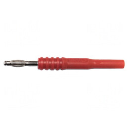 Mufă Banană 4mm 20A 1kV Roșie | Electronic-mag.ro | Componente Electronice