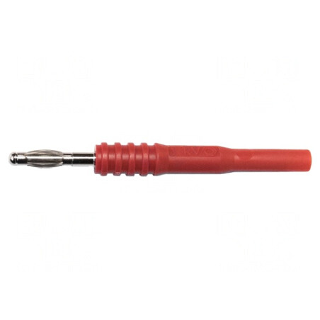 Mufă Banană 4mm 20A 1kV Roșie | Electronic-mag.ro | Componente Electronice