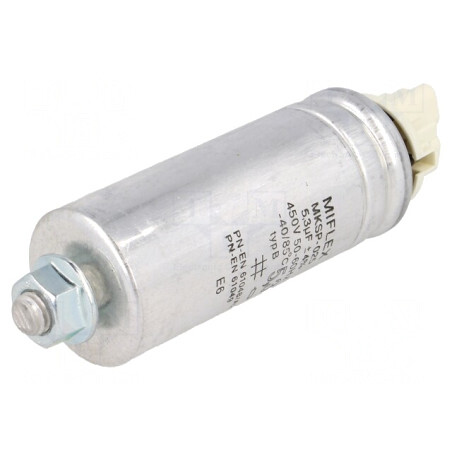 Condensator pentru lămpi cu descărcare în gaze 5,3uF 450VAC | Electronic-mag.ro | Componente Electronice