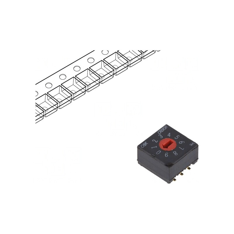 Întrerupător codificare DEC/BCD Poz: 10 SMT | Electronic-mag.ro | Componente Electronice Întrerupător codificare DEC/BCD Poz: 10 SMT | Electronic-mag.ro | Componente Electronice