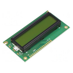 Afișaj LCD Alfanumeric 16x2 84x44mm LED