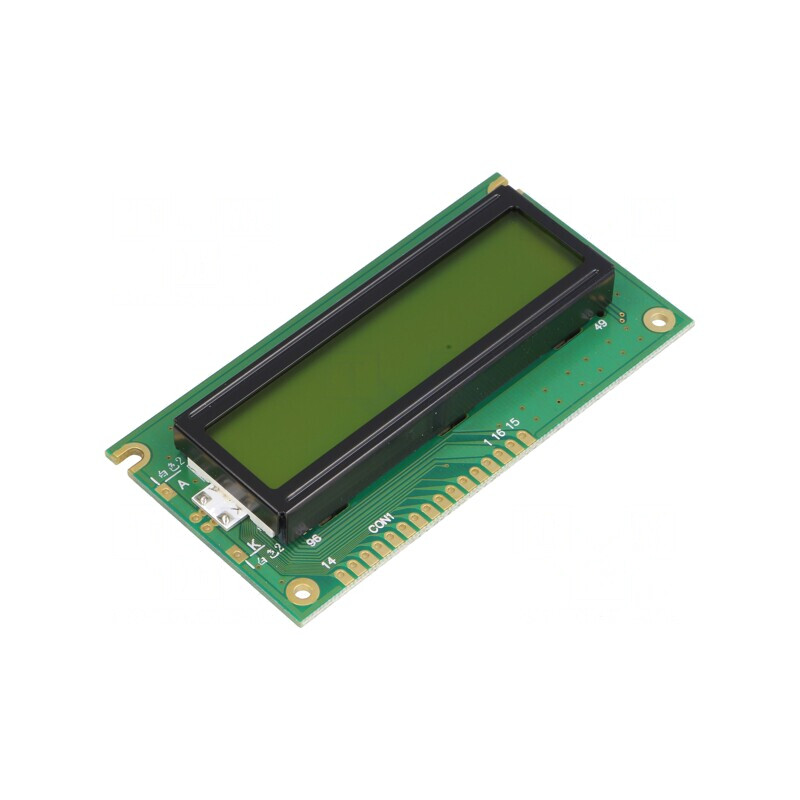 Afișaj LCD Alfanumeric 16x2 84x44mm LED | Electronic-mag.ro | Componente Electronice