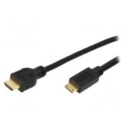 Cablu HDMI 1.4 Mini HDMI 2m Negru | Electronic-mag.ro | Componente Electronice
