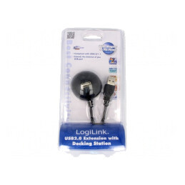 Cablu USB 2.0 A-A Nichelat 1.5m Negru | Electronic-mag.ro | Componente Electronice