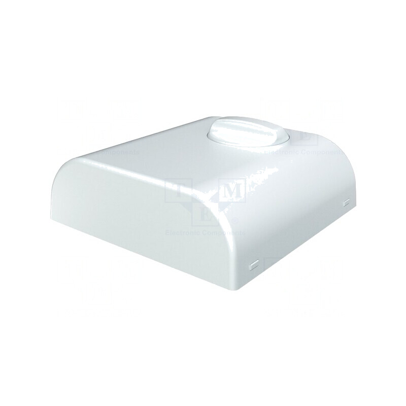 Carcasă de perete ABS albă 80x80x25mm | Electronic-mag.ro | Componente Electronice