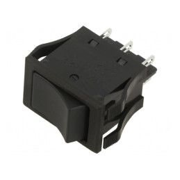 Intrerupator Balansoar DPDT ON-ON 10A Negru | Electronic-mag.ro | Componente Electronice