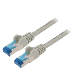 Patch Cord S/FTP Cat 6a LSZH Gri 5m | Electronic-mag.ro | Componente Electronice