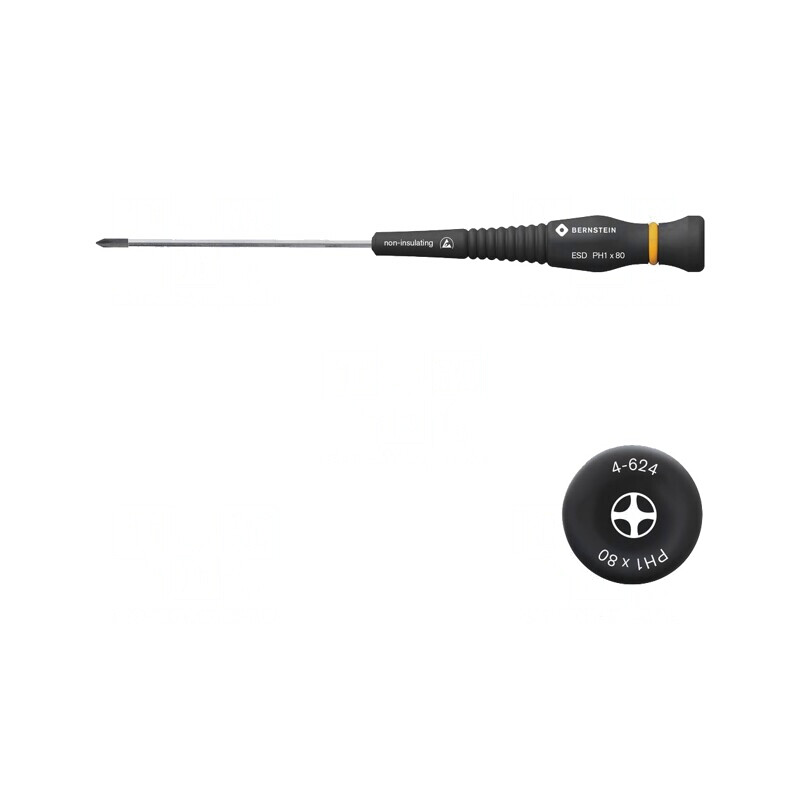 Şurubelniţă Precizie Phillips PH1 80mm ESD | Electronic-mag.ro | Componente Electronice