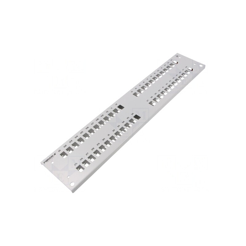 Panou frontal 2U dublu gri | Electronic-mag.ro | Componente Electronice