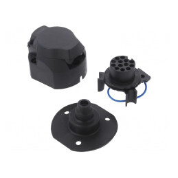 Conector Auto pentru Montare Panou 13 PIN 12VDC | Electronic-mag.ro | Componente Electronice