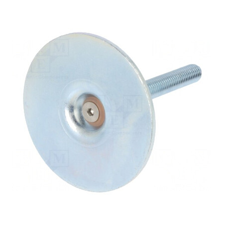 Picioruș Reglabil Oțel 60mm M8 63mm | Electronic-mag.ro | Componente Electronice