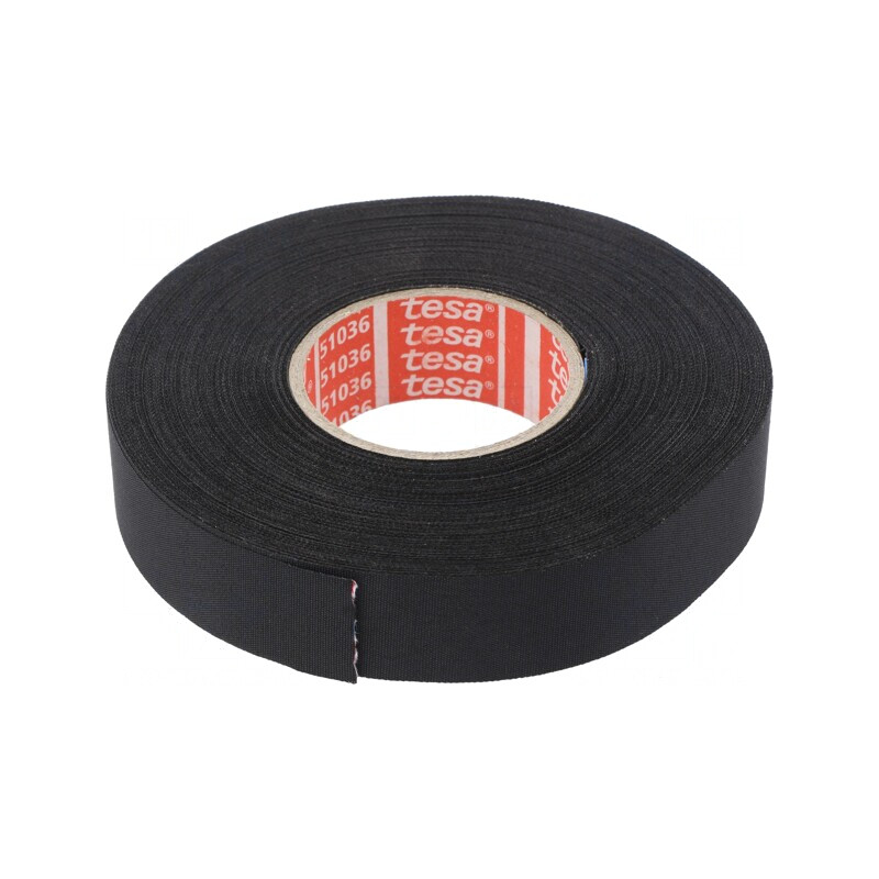 Banda textilă neagră 19mm x 25m acril automotive | Electronic-mag.ro | Componente Electronice Banda textilă neagră 19mm x 25m acril automotive | Electronic-mag.ro | Componente Electronice