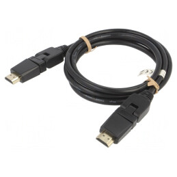 Cablu HDMI 2.0 HDCP 2.2 2m Negru | Electronic-mag.ro | Componente Electronice