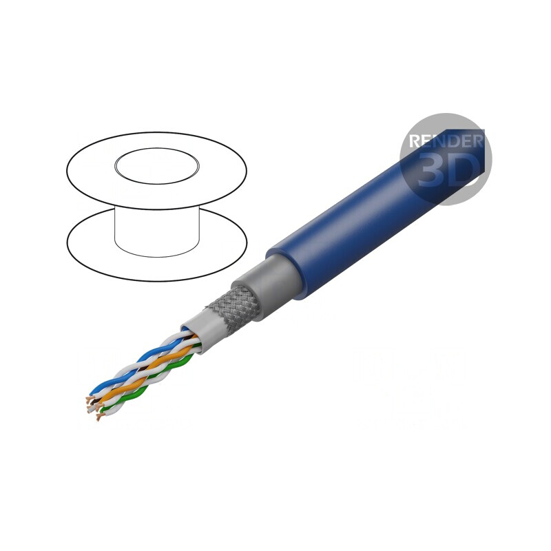Cablu de Date Exterior S/UTP Cat5e 4x2x0,15mm2 | Electronic-mag.ro | Componente Electronice Cablu de Date Exterior S/UTP Cat5e 4x2x0,15mm2 | Electronic-mag.ro | Componente Electronice
