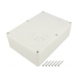 Carcasă Universală ABS Gri cu Garnitură 126x176x57mm | Electronic-mag.ro | Componente Electronice