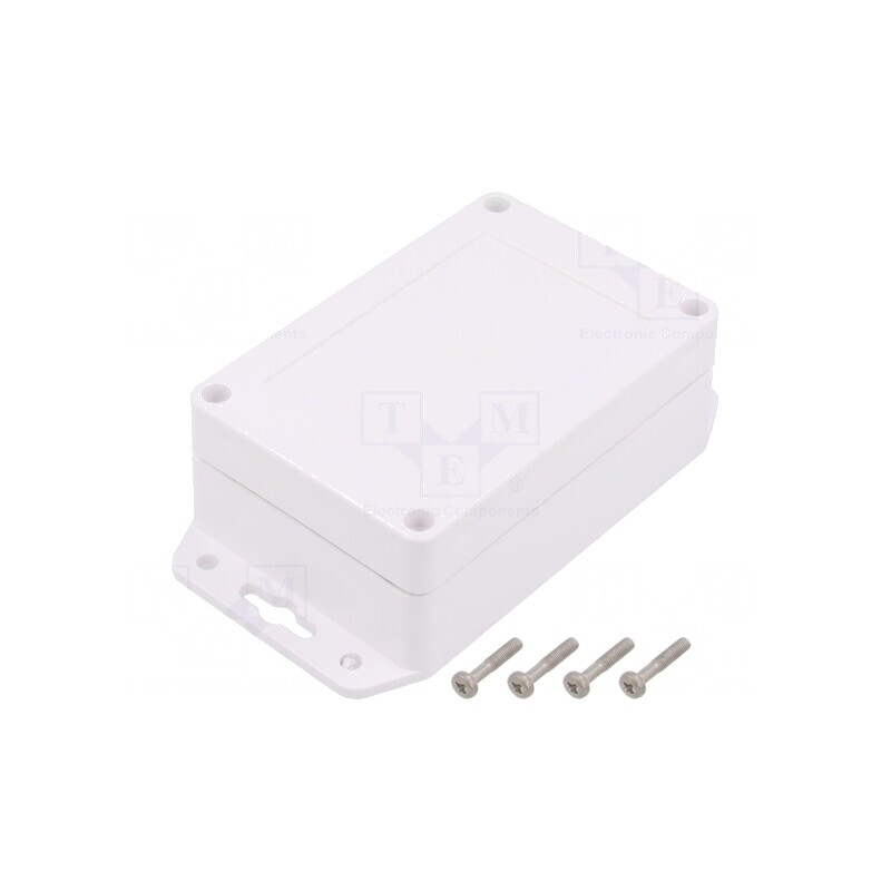 Carcasă universală albă IP67 70x105x40mm ASA | Electronic-mag.ro | Componente Electronice