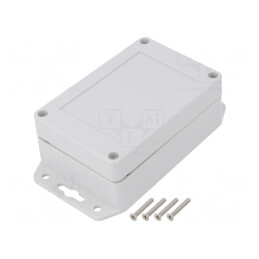 Carcasă universală ABS gri IP67 70x105x40mm | Electronic-mag.ro | Componente Electronice