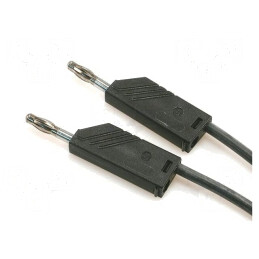Cablu de măsurare 1m 60VDC 16A cu soclu axial 4mm | Electronic-mag.ro | Componente Electronice