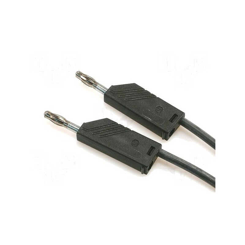 Cablu de măsurare 1m 60VDC 16A cu soclu axial 4mm | Electronic-mag.ro | Componente Electronice