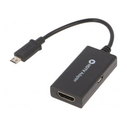 Adaptor HDMI la Micro USB B 0,16m | Electronic-mag.ro | Componente Electronice