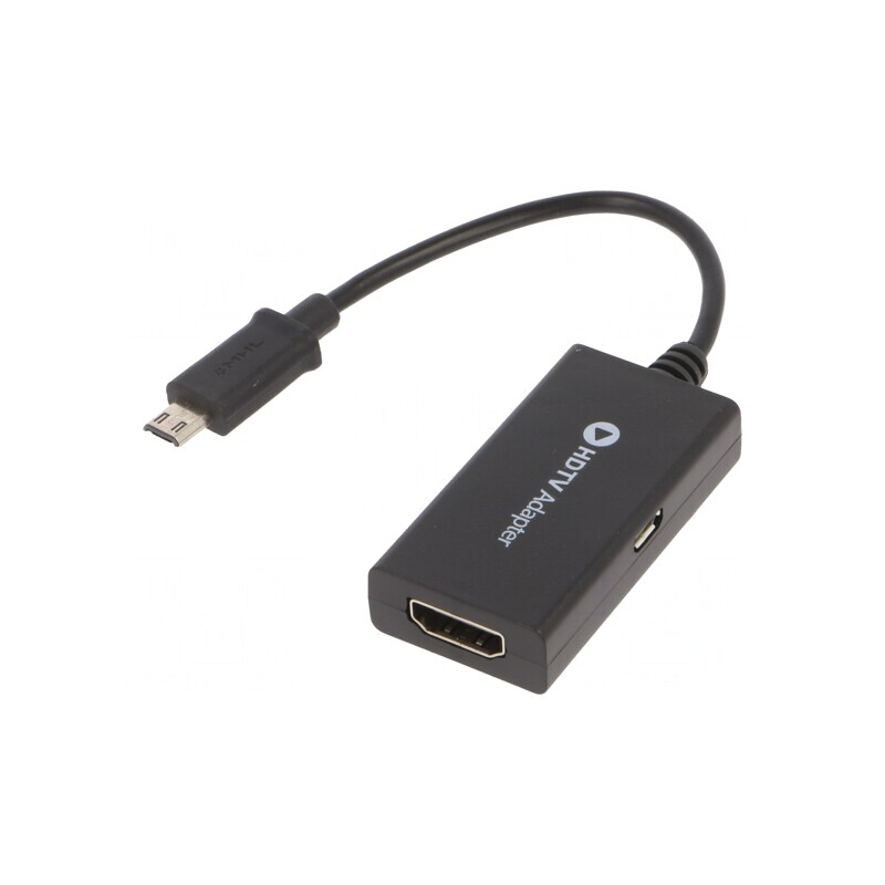 Adaptor HDMI la Micro USB B 0,16m | Electronic-mag.ro | Componente Electronice