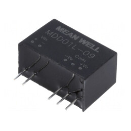 Convertor DC/DC 1W 5V la 9V/-9V SIP7 | Electronic-mag.ro | Componente Electronice