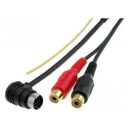 Adaptor Aux RCA 1m pentru Audi, Seat, VW, Škoda | Electronic-mag.ro | Componente Electronice