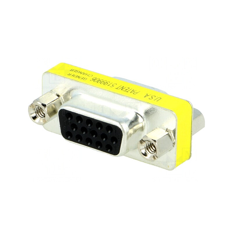 Adaptor D-Sub 15pin HD Femelă-Femelă | Electronic-mag.ro | Componente Electronice Adaptor D-Sub 15pin HD Femelă-Femelă | Electronic-mag.ro | Componente Electronice