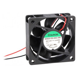 Ventilator axial 12V 60mm 30dBA cu bilă | Electronic-mag.ro | Componente Electronice