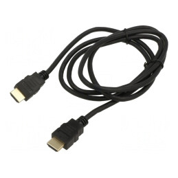 Cablu HDMI 1.4 Plat 3m Negru | Electronic-mag.ro | Componente Electronice