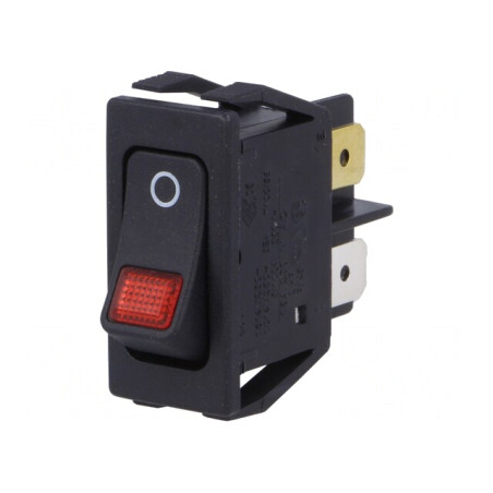 Întrerupător Basculant DPST ON-OFF 16A 250V Negru IP40 230V | Electronic-mag.ro | Componente Electronice