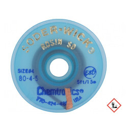 Bandă Dezlipire Fără Halogenuri cu Colofoniu 2,8mm | Electronic-mag.ro | Componente Electronice