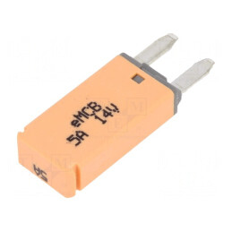 Siguranță Auto 5A 14VDC Mini 12,45mm | Electronic-mag.ro | Componente Electronice