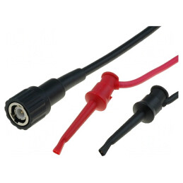 Cablu de măsurare BNC cu clips 1,2m | Electronic-mag.ro | Componente Electronice