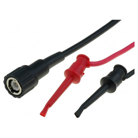 Cablu de măsurare BNC cu clips 1,2m | Electronic-mag.ro | Componente Electronice