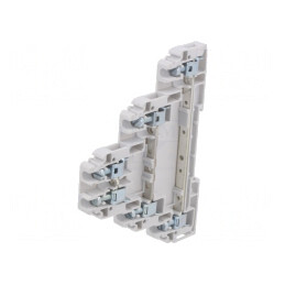 Terminal Îmbinare Șine 0,5-4mm2 3 Piste 6 Borne Gri 6,4mm | Electronic-mag.ro | Componente Electronice
