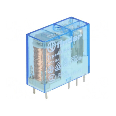 Releu electromagnetic DPDT 6VDC 15A | Electronic-mag.ro | Componente Electronice