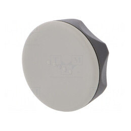 Buton de Reglare Gri Ø45mm Filet M6 | Electronic-mag.ro | Componente Electronice