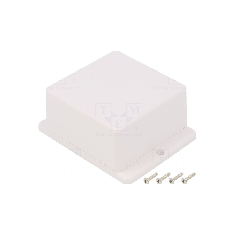 Carcasă Universală ABS Albă 80x80.6x43.5mm | Electronic-mag.ro | Componente Electronice