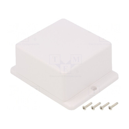 Carcasă Universală ABS Albă 80x80.6x43.5mm | Electronic-mag.ro | Componente Electronice