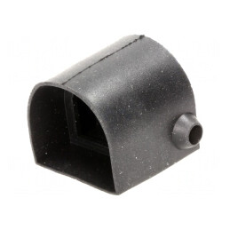 Capac Lateral Negru -20÷55°C | Electronic-mag.ro | Componente Electronice