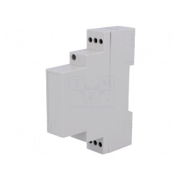 Carcasă pentru șină DIN, gri, 90x17x71mm | Electronic-mag.ro | Componente Electronice