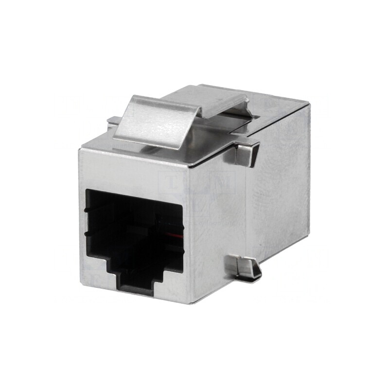 Soclu Adaptor 8 PIN Ecranat Aurit 8p8c | Electronic-mag.ro | Componente Electronice