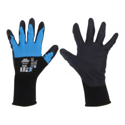 Mănuși de Protecție Negru/Albastru XL | Electronic-mag.ro | Componente Electronice