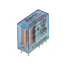 Releu Electromagnetic DPDT 12VDC 15A | Electronic-mag.ro | Componente Electronice